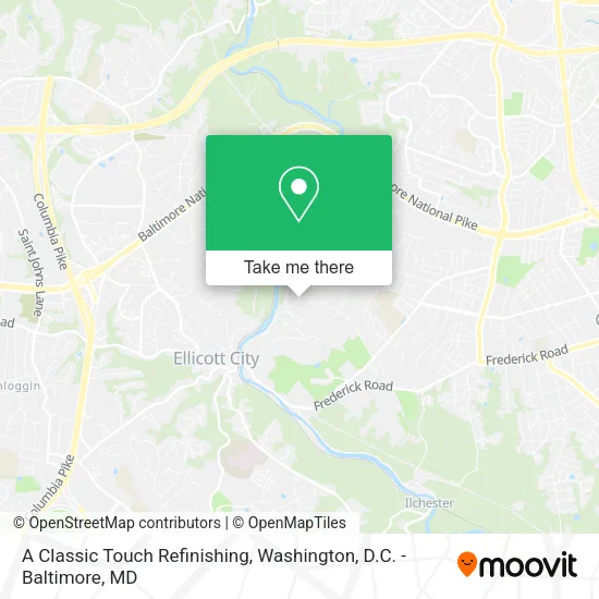 A Classic Touch Refinishing map