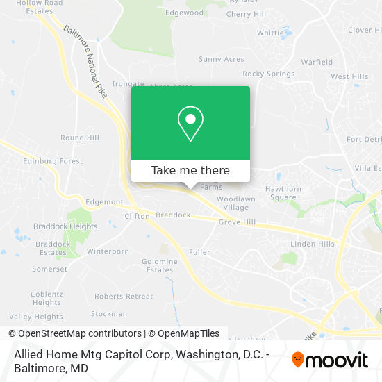 Allied Home Mtg Capitol Corp map