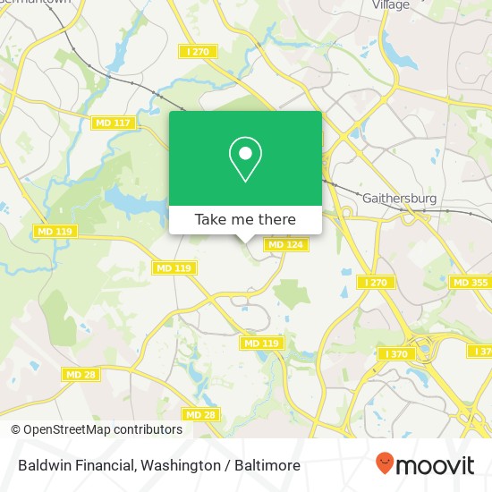 Baldwin Financial map