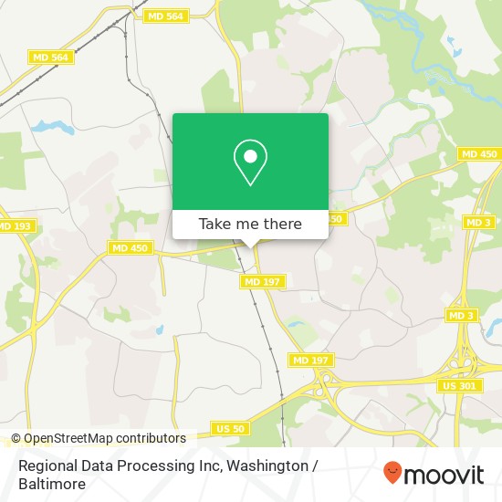 Regional Data Processing Inc map
