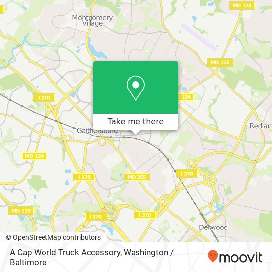 Mapa de A Cap World Truck Accessory