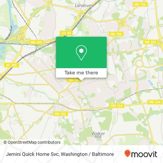 Mapa de Jemini Quick Home Svc