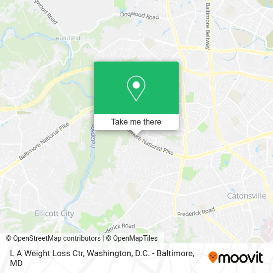 L A Weight Loss Ctr map