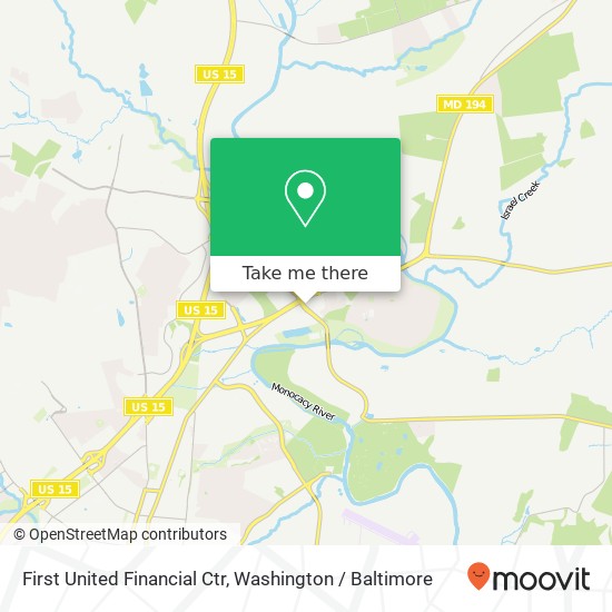 First United Financial Ctr map