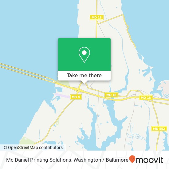 Mc Daniel Printing Solutions map