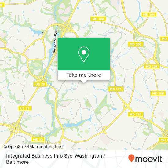 Mapa de Integrated Business Info Svc