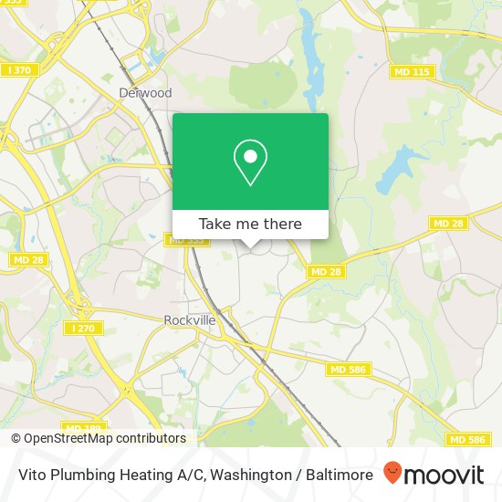 Mapa de Vito Plumbing Heating A/C