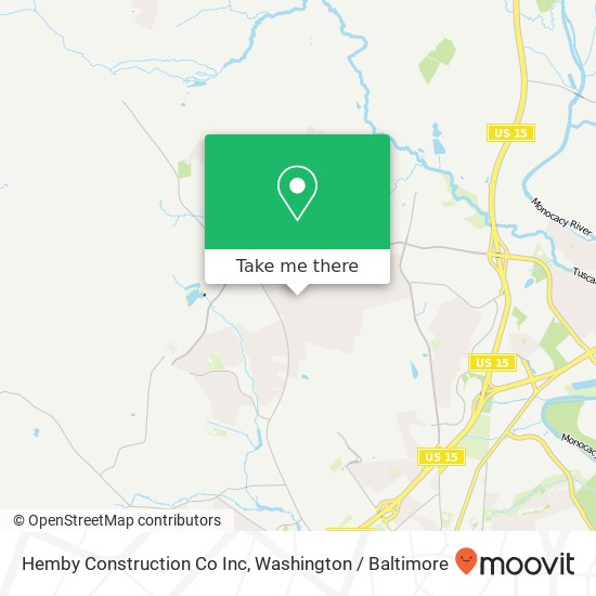 Hemby Construction Co Inc map