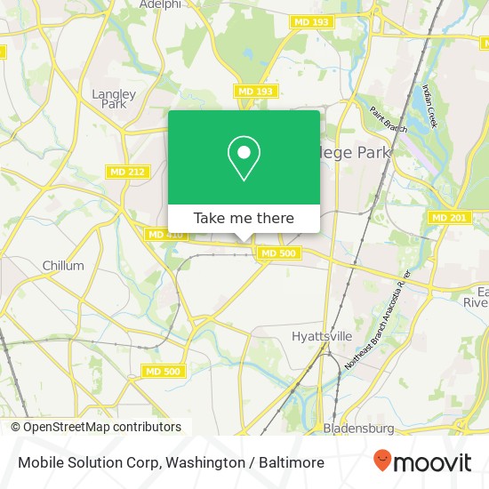 Mobile Solution Corp map
