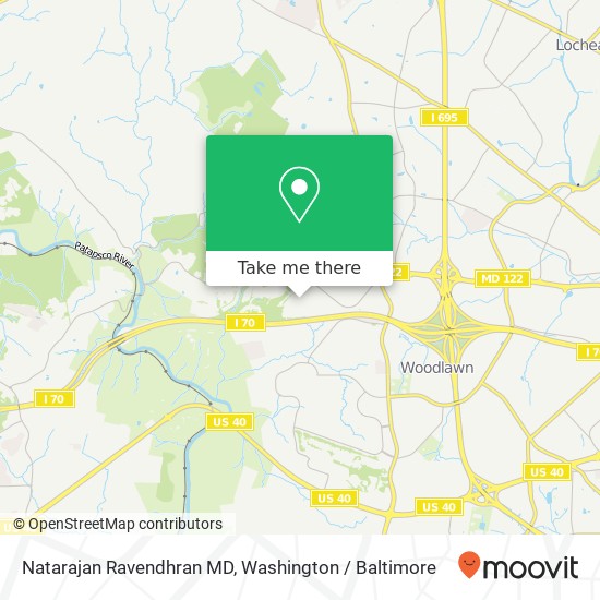Natarajan Ravendhran MD map