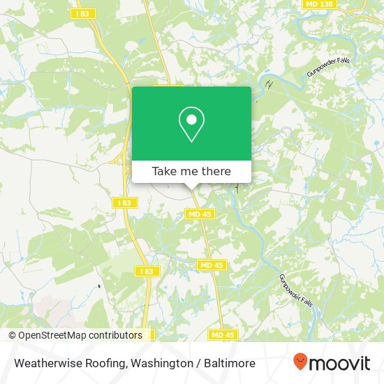 Weatherwise Roofing map