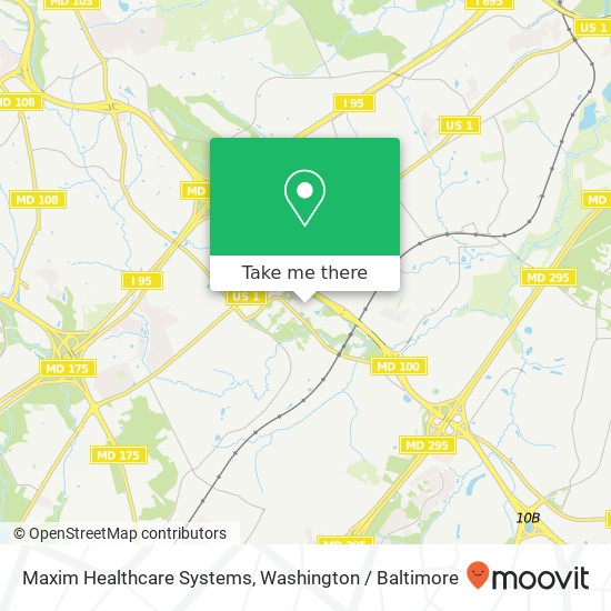 Mapa de Maxim Healthcare Systems