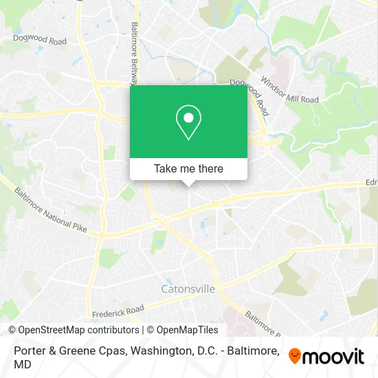 Porter & Greene Cpas map