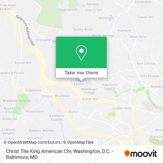 Christ The King American Chr map