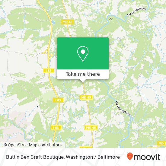 Mapa de Butt'n Ben Craft Boutique
