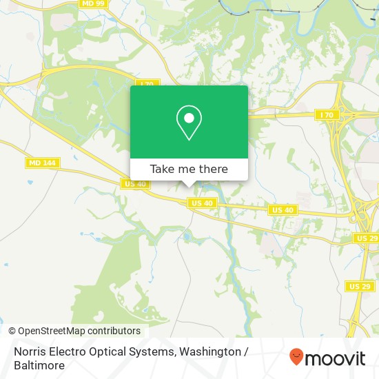 Norris Electro Optical Systems map