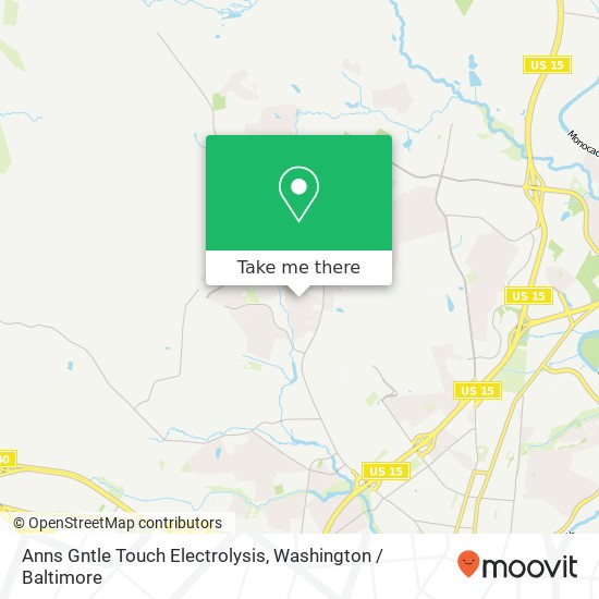 Mapa de Anns Gntle Touch Electrolysis