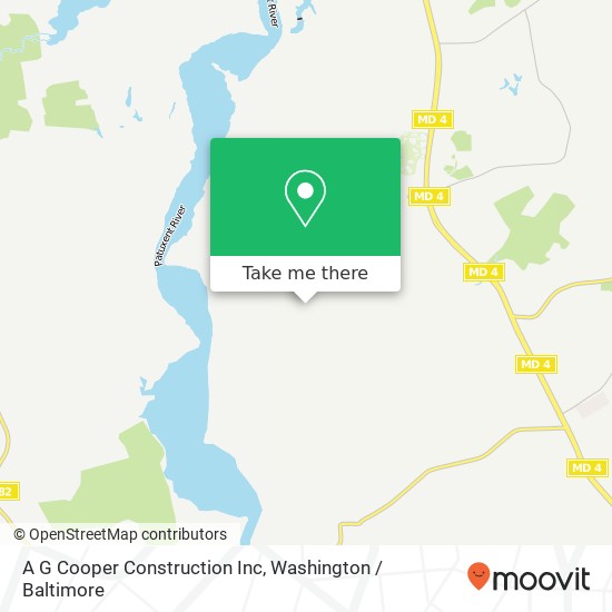 Mapa de A G Cooper Construction Inc