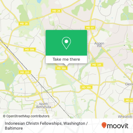Indonesian Christn Fellowships map