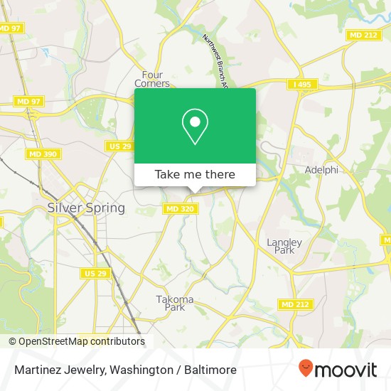 Martinez Jewelry map