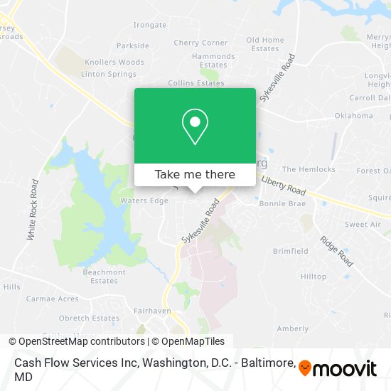 Cash Flow Services Inc map