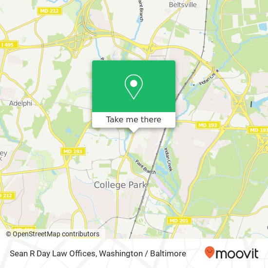 Sean R Day Law Offices map