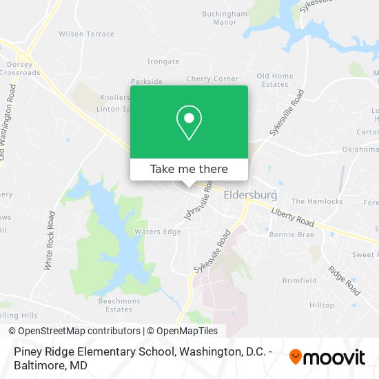 Mapa de Piney Ridge Elementary School