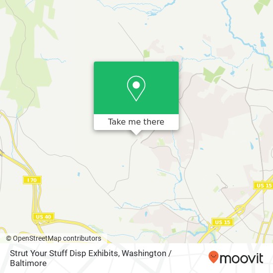 Mapa de Strut Your Stuff Disp Exhibits