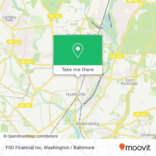 FSD Financial Inc map