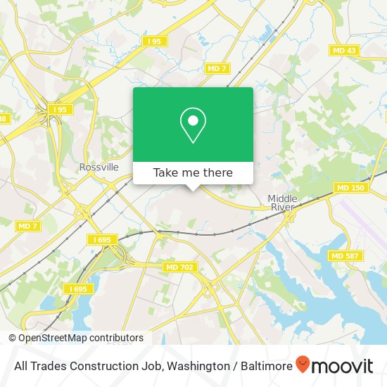 All Trades Construction Job map