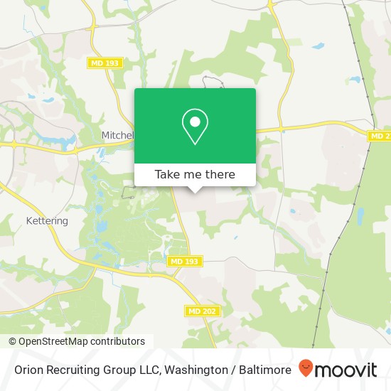 Mapa de Orion Recruiting Group LLC