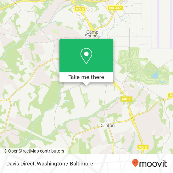 Davis Direct map