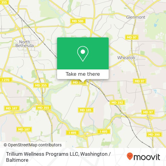 Mapa de Trillium Wellness Programs LLC