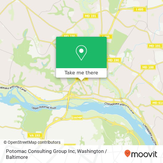 Potomac Consulting Group Inc map