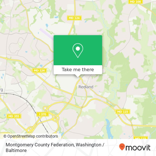 Mapa de Montgomery County Federation