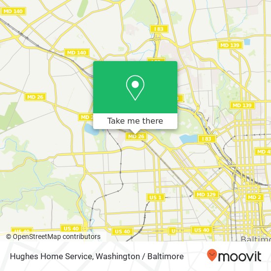 Mapa de Hughes Home Service