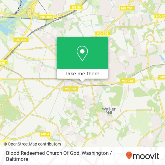 Mapa de Blood Redeemed Church Of God
