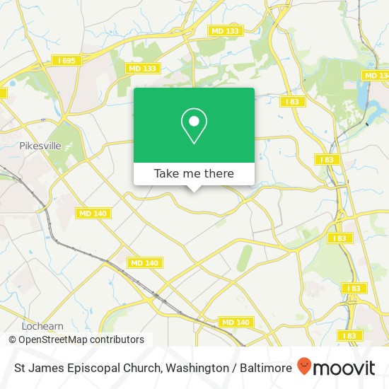 Mapa de St James Episcopal Church