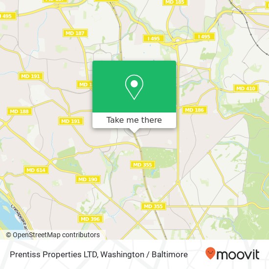 Mapa de Prentiss Properties LTD