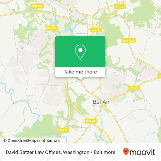 David Batzer Law Offices map