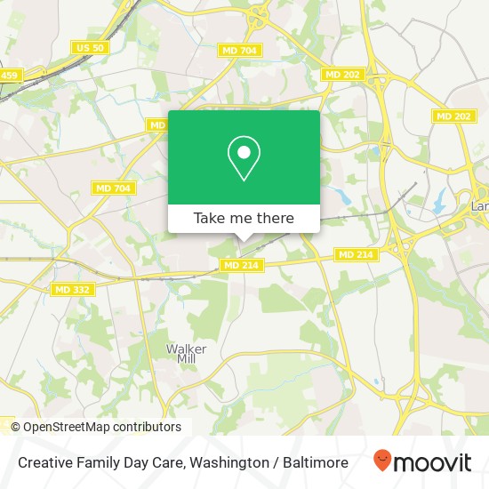 Creative Family Day Care map