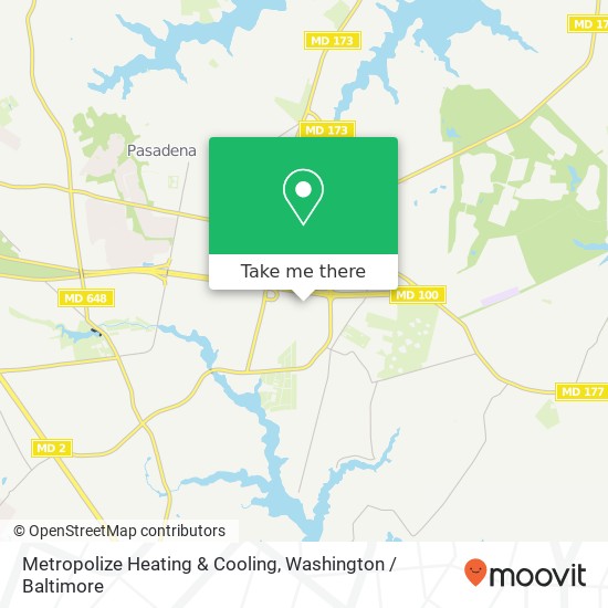 Metropolize Heating & Cooling map