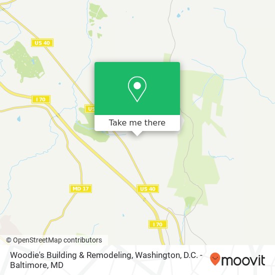 Woodie's Building & Remodeling map