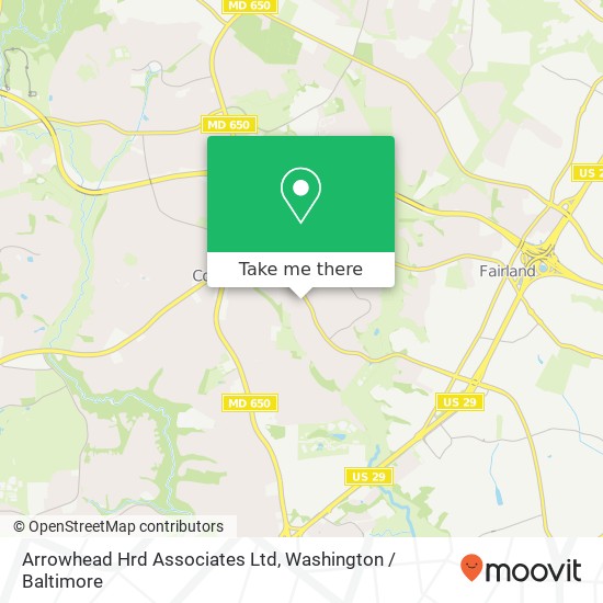 Arrowhead Hrd Associates Ltd map