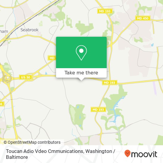 Mapa de Toucan Adio Vdeo Cmmunications