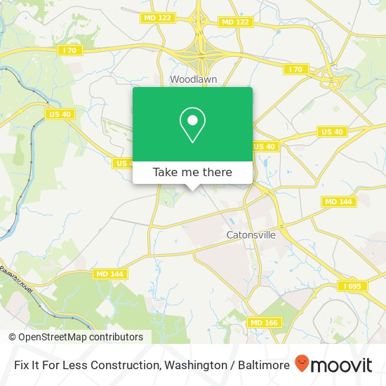 Mapa de Fix It For Less Construction