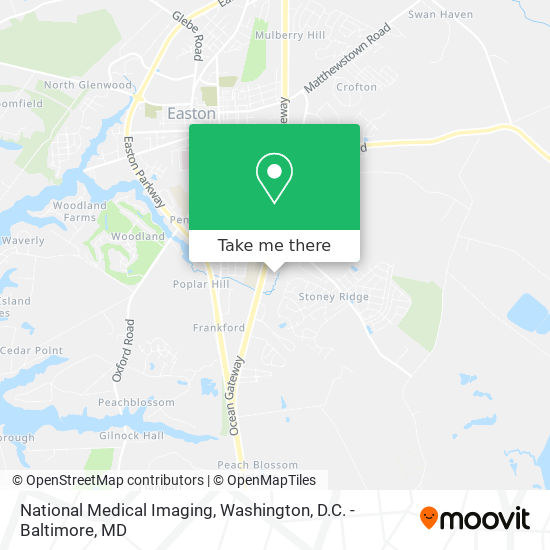 National Medical Imaging map