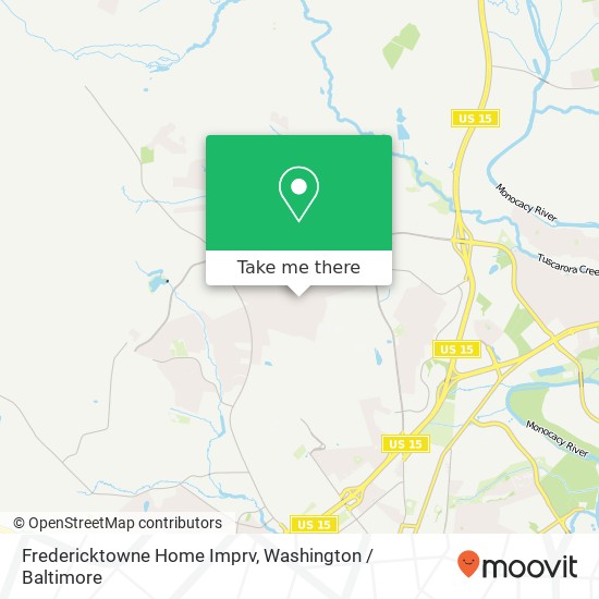 Mapa de Fredericktowne Home Imprv