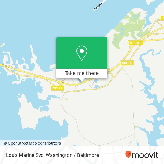 Lou's Marine Svc map