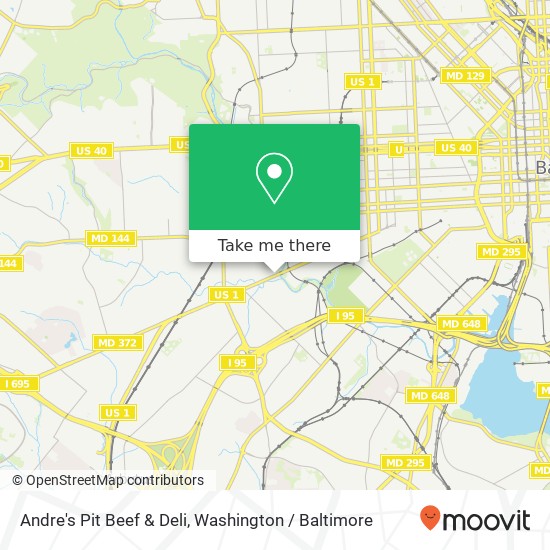 Mapa de Andre's Pit Beef & Deli